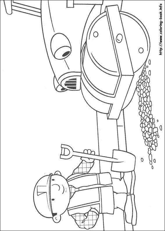 Bob the Builder coloring picture